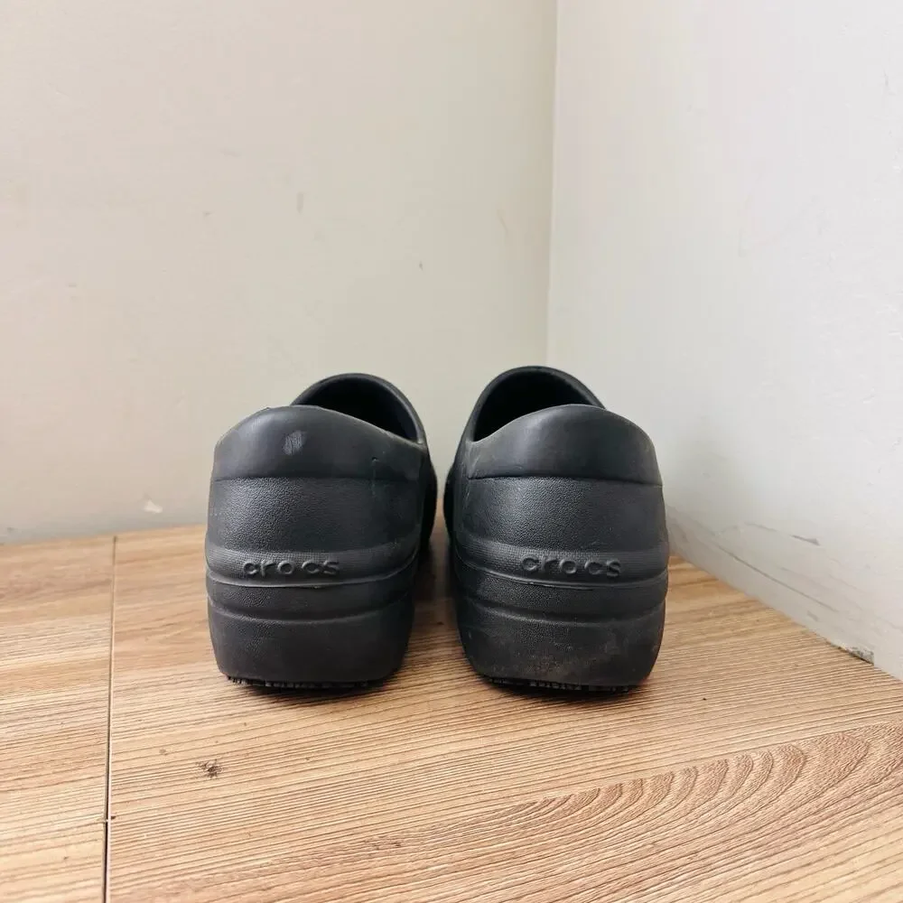 Crocs Women's Neria Pro II Clogs Black Size 10